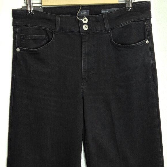 J. Jill Womens 8 Jeans Full Wide Leg High Waist Basalt Regular Casual Stretch - Picture 3 of 12